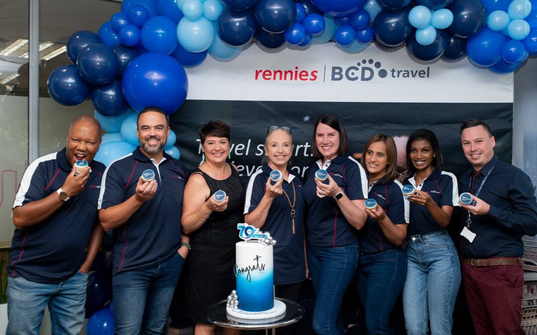 RENNIES BCD TRAVEL: 70 Year Celebrations to Kick Off Growth Period